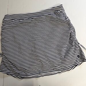 G/FORE large Blue and White Striped Mini Skirt Undershorts